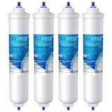 ICEPURE Filtro per frigorifero Compatibile Con Samsung DA29-10105J, DA29-10105J HAFEX/EXP, DA99-02131B, WSF-100, EF9603, HAIER LG Frigorifero a linea, 4 pezzi.