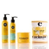 COCUNAT | Set Piano Nutrizionale Ricci | Metodo Curly, Maschera Ultra-nutriente Boombastic e Turbante Anti-frizz | Definisce, Idrata, Elimina il Crespo