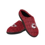 FOCO NFL Kansas City Chiefs Men’s Poly Knit Cup Sole Slipper, Team Color, Large (11-12)