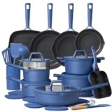 CAROTE 31PCS Pots and Pans Set, Nonstick Cookware Set Kitchen Non Stick Induction Cookware Non-toxic Granite Cooking set