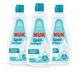 NUK detergente per biberon | 500 ml | Ideale per la pulizia di biberon, tettarelle e accessori | Detergente senza profumo | pH neutro | Biberon 100% riciclabile | Confezione da 3