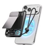 sharge ICEMAG 3 Power Bank Magnetico 10000mAh, Qi2 25W Caricatore Portatile Wireless con Raffreddamento Attivo 3.0, Ricarica Rapida USB-C 35W, Design Trasparente RGB per iPhone 17/16