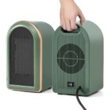 Mini Termoventilatore Basso Consumo Portatile per Stanze bagno,Piccole Stufetta Elettrica PTC Ceramica Silenziosa,Riscaldamento 2 Impostazioni di Calore 1200W/800W,Surriscaldamento/Dumping Protezione