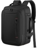HOTOR Zaino Ryanair 4x18x38 – Zaino da Viaggio Zaino Porta PC Multi-Tasca e Portatile, Bagaglio a Mano Compatibile Ryanair, Con Foro USB, Per Donna e Uomo Lavoro, Viaggi in Aereo e Trekking, Nero