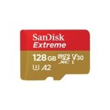 SanDisk Extreme 128GB scheda microSDXC + RescuePro Deluxe, Micro SD fino a 190 MB/s, + adattatore SD, con prestazioni app A2, UHS-I, Class 10, U3, V30