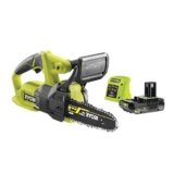Ryobi RY18CS20A-125 Elettrosega a Batteria 18V ONE+, Barra 20 cm, Batteria 2,5 Ah e Caricabatterie Inclusi, Leggera e Maneggevole