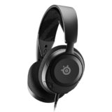 SteelSeries Arctis Nova 1 Multi-System Gaming Headset — Hi-Fi Drivers — 360° Spatial Audio — Comfort Design — Durable — Ultra Lightweight — Noise-Cancelling Mic — PC, PS5/PS4, Switch, Xbox – Black