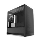 NZXT H3 Flow – Case PC Gaming Micro-ATX – Flusso d’aria ottimizzato – 1 ventola 120mm inclusa – GPU full-size – Radiatore 280mm frontale, 240mm superiore – Scheda madre con conn. posteriore – Nero
