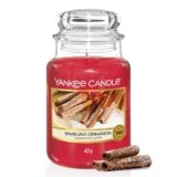 Yankee Candle Candela profumata in giara grande | Cannella Vivace | Durata Fino a 150 Ore