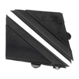 2 pz lucido nero porta specchio bandiera modanature sinistra e destra per Fiat 500 Modello 2012 2019 Posizionamento Veicolo Anteriore