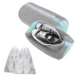 Sacca Lavatrice per Scarpe – 2 Pezzi con Spazzole Integrate + 2 Sacchetti Asciugascarpe, Adatta a Tutti i Tipi di Scarpe (Uomo, Donna, Bambino), Protegge Scarpe e Lavatrice