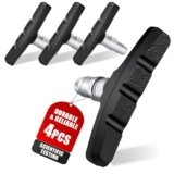 4 Pezzi Freni Bici, Kit Di Blocchi Freno Per Bicicletta, Pastiglie Freno V Bicicletta, Pattini Freni Bici Da Corsa, Per Strada, Mountain Bike, Installazione Semplice