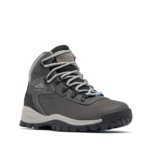 Columbia Newton Ridge Plus, Scarponi da trekking ed escursionismo di media altezza Donna, Quarry/Cool Wave, 43 EU