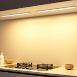 Ylatoial Luce Armadio LED, Armadio Led con Sensore di Movimento, USB Ricaricabile Magnetica Lampada, Dimmerabile Luce Led Sottopensile per Cucina Scale Corridoio Bagno Garage