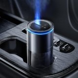 Ceeniu Diffusore Auto CF12, Interruttore Intelligente, Profumo Duraturo 4 Mesi, Intensità del Profumo Regolabile, Design Moderno, Deodorante Auto Universale, Colonia 45ml, Regalo per Uomini