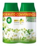 Airwick Freshmatic Profumatore per Ambienti, 2 Ricariche Spray Automatico, Fragranza Fresia Bianca e Gelsomino, Profumo da 250 ml
