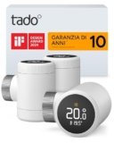 tado° termostato intelligente X – Trio Pack, controllo del riscaldamento tramite app e smart speaker (Alexa, Siri, Google Assistant), installazione fai da te