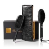 ghd Set Regalo Glide, Include Spazzola Lisciante Professionale, Spazzola Districante Paddle Brush e Custodia Termoresistente, Finish Anticrespo, Indicata per Modellare Ciocche Voluminose