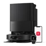 roborock QV 35A Robot Aspirapolvere, Antigroviglio, 8000Pa, Panno Sollevabile, Autolavaggio, Asciugatura ad Aria, Stazione Tutto in Uno, Evitare gli Ostacoli, Strategie di Pulizia dei Tappeti, Nero