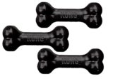 KONG Extreme Goodie Bone Dog Toy – Medium, Black x 3