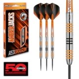 RED DRAGON Amberjack 3: 22g Freccette Tungsteno con Punta Acciacio, Voli e Freccette Aste