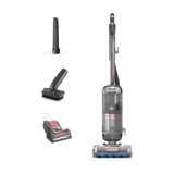 Shark AZ2002 Vertex Powered Lift-Away Upright Vacuum with DuoClean PowerFins, Self-Cleaning Brushroll, Large Dust Cup, Pet Crevice Tool, Dusting Brush & Power Brush, Silver/Rose Gold