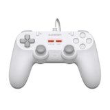 GameSir Tegenaria Lite Wired Game Controller For Switch, Android, iOS, PC, Steam With Retro 90s Design, Hall Effect Sticks, 1000Hz Polling Rate, Dual Rumble Motors, Mappable Back Buttons, Ultra-Low Latency, Ergonomic Design -Serene White