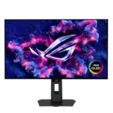 ASUS ROG Strix OLED XG27AQDMGR, Monitor Gaming da 26,5″ WOLED (2560×1440), Display TrueBlack Glossy OLED, 0,03ms Response Time, 240 Hz, ELMB e G-SYNC, Neo Proximity Sensor, DisplayWidget Center, Nero