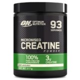 Optimum Nutrition Creatina Monoidrata Micronizzata in Polvere, Creatina Pura al 100% – Integratore per Migliorare Forza e Performance Muscolare, Pre e Post Workout, Senza Aroma, 317 g (93 Porzioni)