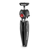 Manfrotto MTPIXIEVO-BK Treppiedi da Tavolo a 2 Sezioni, per Fotocamere Compatte, Mirrorless, ALluminio, Nero
