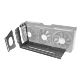 Mars Gaming MCA-GCV, Supporto Verticale Universale per Schede Grafiche, Base Magnetica Antiscivolo, Compatibile con Modelli fino a 3 Slot, Supporto GPU Installazione Versatile 2x Staffe PCI, Nero