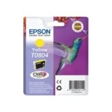 Epson T080 Serie Colibrì, Cartuccia Originale Getto d’Inchiostro Claria Photographic, Formato Standard, Giallo