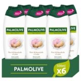 Palmolive Bagnoschiuma Naturals Fiori di Mandorlo e Latte Idratante 6x500ml I Idrata Tutti I Tipi Di Pelle I Formula Delicata Per Una Pelle Soffice I Ingredienti al 95% di origine naturale*