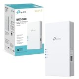 TP-Link WiFi 7 RE220BE Ripetitore WiFi Dual-Band BE3600Mbps, 1 Porta Gigabit, Potente per Casa, Compatibile con Tutti i Box Internet, 160 MHz, MLO, 4K-QAM, Multi-Rus