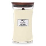 WoodWick candela grande profumata con stoppino scoppiettante | Island Coconut | Durata Fino a 130 Ore