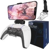Orzly PS5 Mobile Gaming Clip Accessorio compatibile con il controller della Playstation 5 – Morsetto porta telefono regolabile