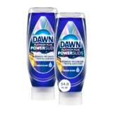 Dawn Platinum Plus PowerSuds EZ-Squeeze Dish Soap Liquid, Dishwashing Liquid, Grease Removal, Upside Down Bottle, Fresh Rain Scent, 2×17.4 Fl Oz Bundle
