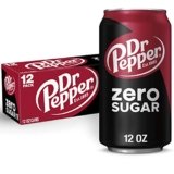 DR PEPPER ZERO SUGAR – 12 OZ, 12 PK