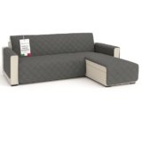 Zucchissime Copridivano 3 Posti con Penisola Lavabile | Barriera Contro Macchie, Peli e Usura | Impermeabile Antiscivolo e Pet-Friendly | Tessuto di alta manifattura | Tenuta stabile