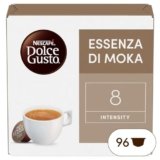 NESCAFÉ DOLCE GUSTO Espresso Essenza di Moka Caffè, 6 Confezioni da 16 Capsule (96 Capsule Compatibili Nescafé Dolce Gusto)