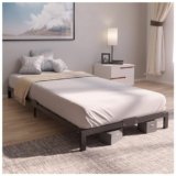 Dreamzie Letto Singolo 80×200 cm in Metallo Nero, Altezza 25 cm – Struttura Letto 1 Piazza, Montaggio Facile e Veloce, Stabile e Design Elegante