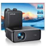 【Auto Focus/Keystone】 Proiettore WiFi Bluetooth 900ANSI 1080P Nativo Full HD, WiMiUS Proiettore 4K Supporta con Funzione Zoom Videoproiettore WiFi6 Home Cinema per Telefono/TV Stick/PS5 HDMI AV USB