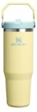 Stanley IceFlow 2.0 Flip Straw Tumbler with Handle 30 oz | Twist On Lid and Flip Up Straw | Leak Resistant Water Bottle | Insulated Stainless Steel | BPA-Free | Pomelo