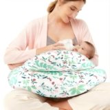 Vasmeiy Cuscino Allattamento e Gravidanza Cuscino Allattamento Cuscini per Gravidanza con Bordo Di Sicurezza Guanciale Laterale Corpo Cuscino per Gravidanzas Multifunzionale Forma Ergonomica