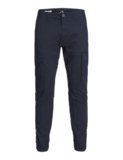 JACK & JONES Pantaloni Cargo Jogger Paul Flake AKM 542 Twill Denim Elastico – Uomo, Colore:Marina, Taglia Pantalone:31W / 34L