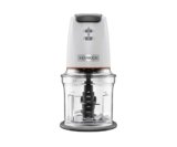 Kenwood EasyChop CHP61.000WH, Tritatutto a Quattro Lame, Ciotola da 0.5L, Azionamento a Pressione, 2 Velocità, Anello Antiscivolo, Lavabile in Lavastoviglie, Sistema Rompighiaccio, 500W, Bianco