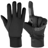 Touchscreen Winter Gloves for Women and Men, Warm Water Resistant Windproof Thermal Gloves for Driving Running Cycling Phone Texting Outdoor Hiking in Cold Weather Stocking Stuffer for Men (Black,M)