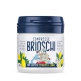 Compresse Brioschi – Compresse digestive masticabili senz’acqua con squisito estratto di Limone, ideali per la digestione dopo pasto – Confezione da 30g