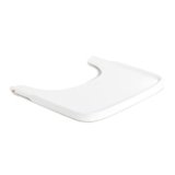 hauck Vassoio Seggiolone Alpha Wooden Tray – Vassoio in Legno di Faggio Cert. FSC, per Seggiolone Pappa Alpha+ e Beta+, Bordo Rialzato – (Bianco)