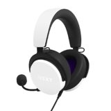 NZXT Relay Cuffie da gioco per PC con filo – AP-WCB40-W2 – Certificate Hi-Res Audio – Suono surround DTS Headphone:X – Design leggero e confortevole – Microfono rimovibile – Bianche
